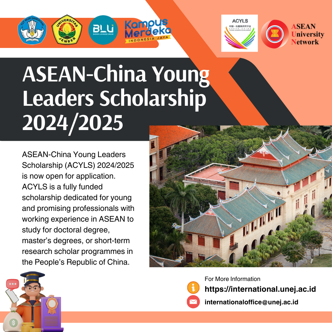 ASEANChina Young Leaders Scholarship 2024 International Office