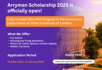 Flyer 2025 Arryman Scholarship Opportunity