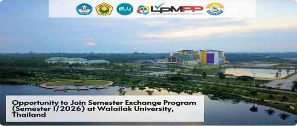 Opportunity to Join Semester Exchange Program (Semester 1/2026) at Walailak University, Thailand