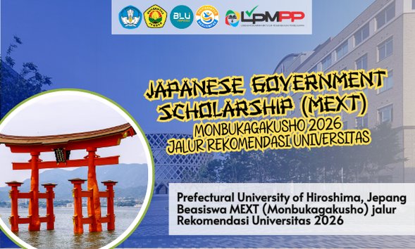 Call for Applications: MEXT Scholarship (University Recommendation) 2026
